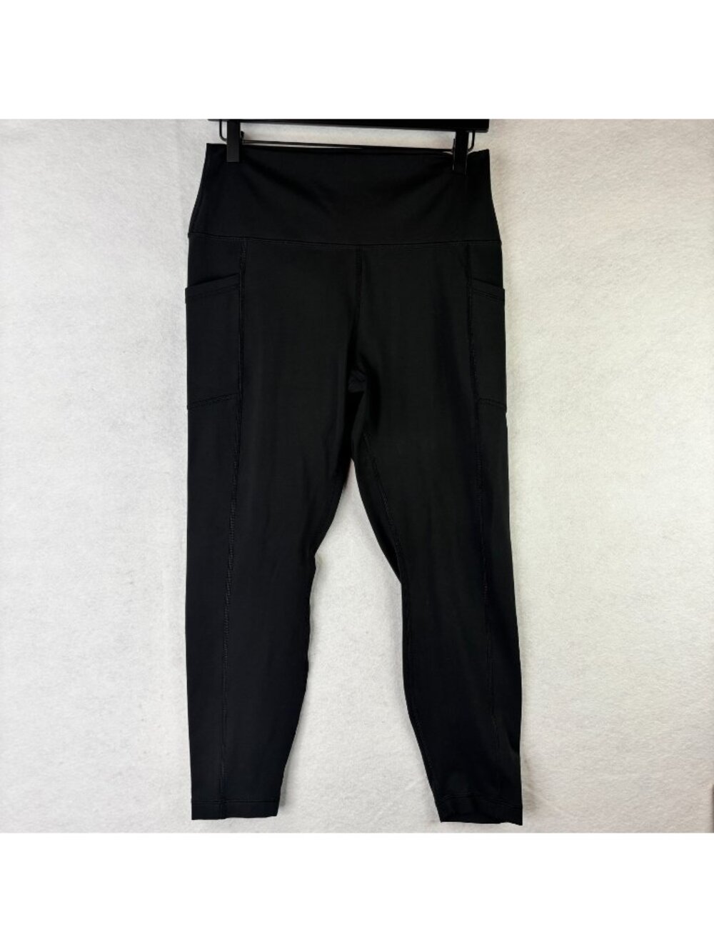 90 Degree by Reflex Mid Rise 7/8 Ankle Legging Womens Sz XL Black Activewear